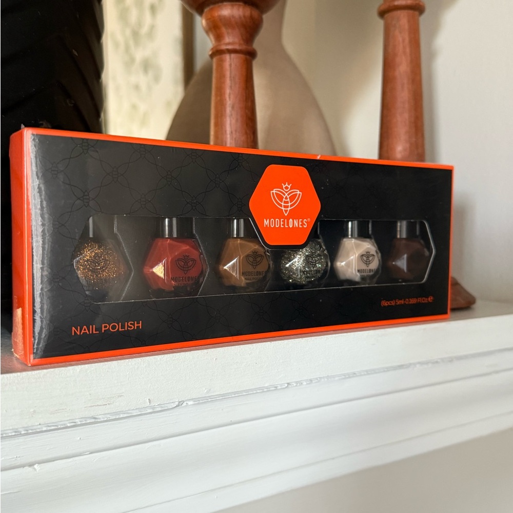 New in box Modelones fall hues 6 nail polish set